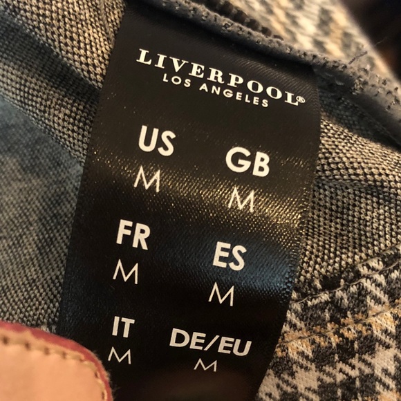 Liverpool Women's Plaid Blazer - Gray and Brown - Picture 9 of 16